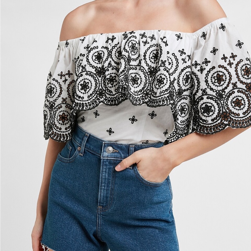 Express off the shoulder top